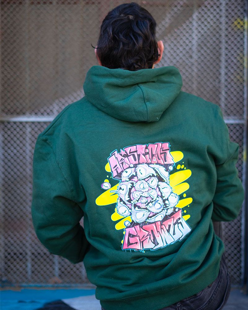 Sudadera Graffiti Grow23 con capucha