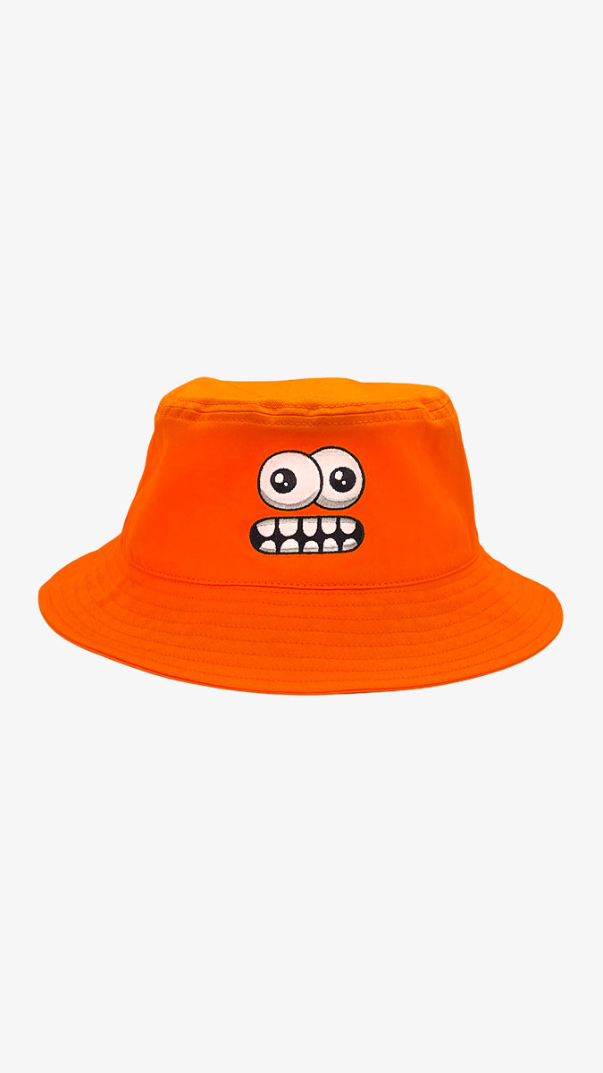 Bucket hat Face naranja