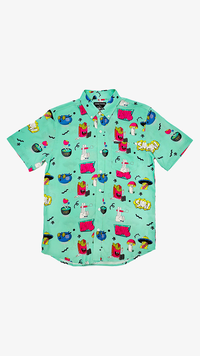 Camisa Slow mint