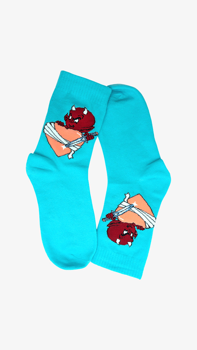 Broken Heart Design Sock