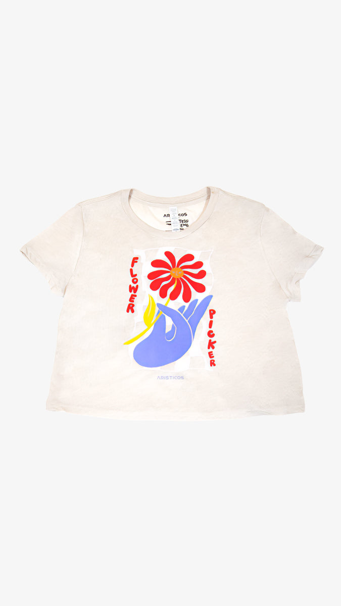 Camiseta Corta Flower Picker