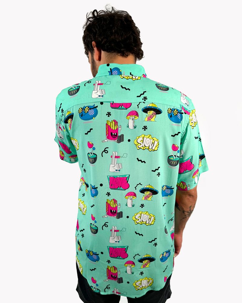 Slow mint shirt